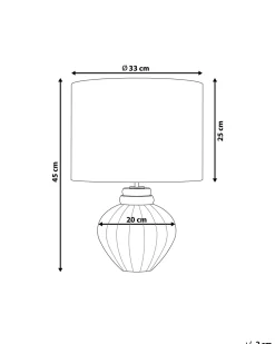 Candeeiro De Mesa Azul Neris