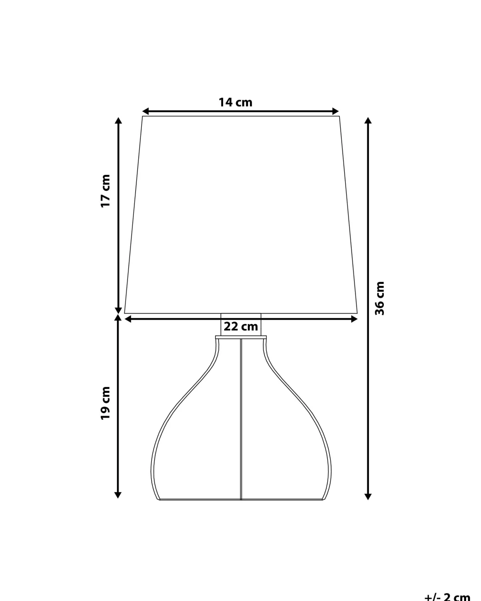 Candeeiro De Mesa Branco Em Madeira Agueda