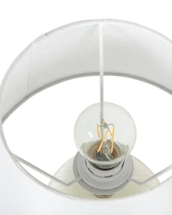 Candeeiro De Mesa Branco Creme Sado