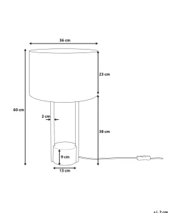 Candeeiro De Mesa Branco Remus
