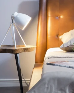 Candeeiro De Mesa Branco Tamega