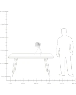 Candeeiro De Mesa Branco Tamega