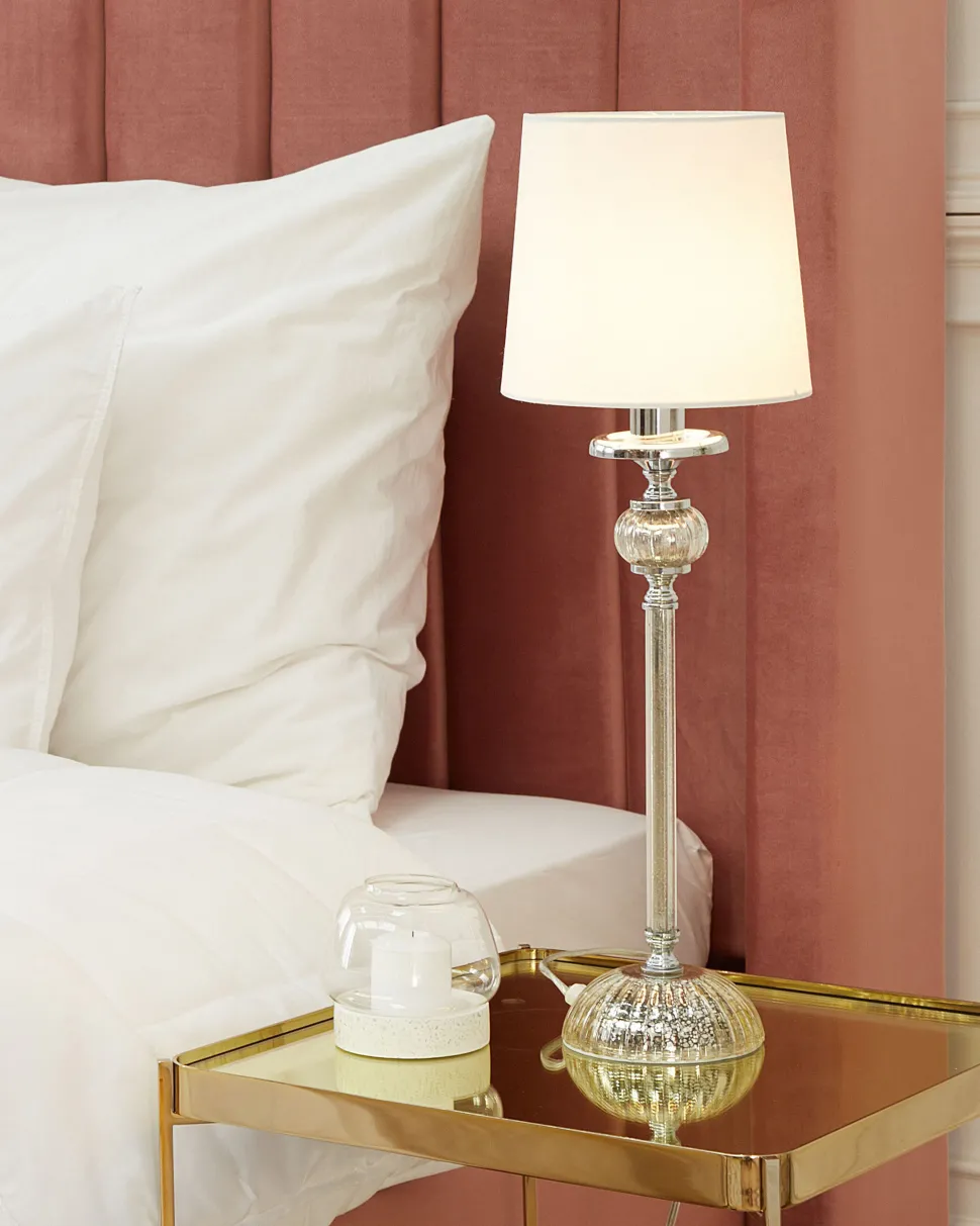 Candeeiro De Mesa Branco Kubena