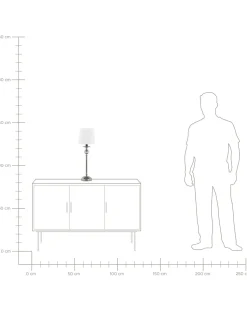 Candeeiro De Mesa Branco Kubena