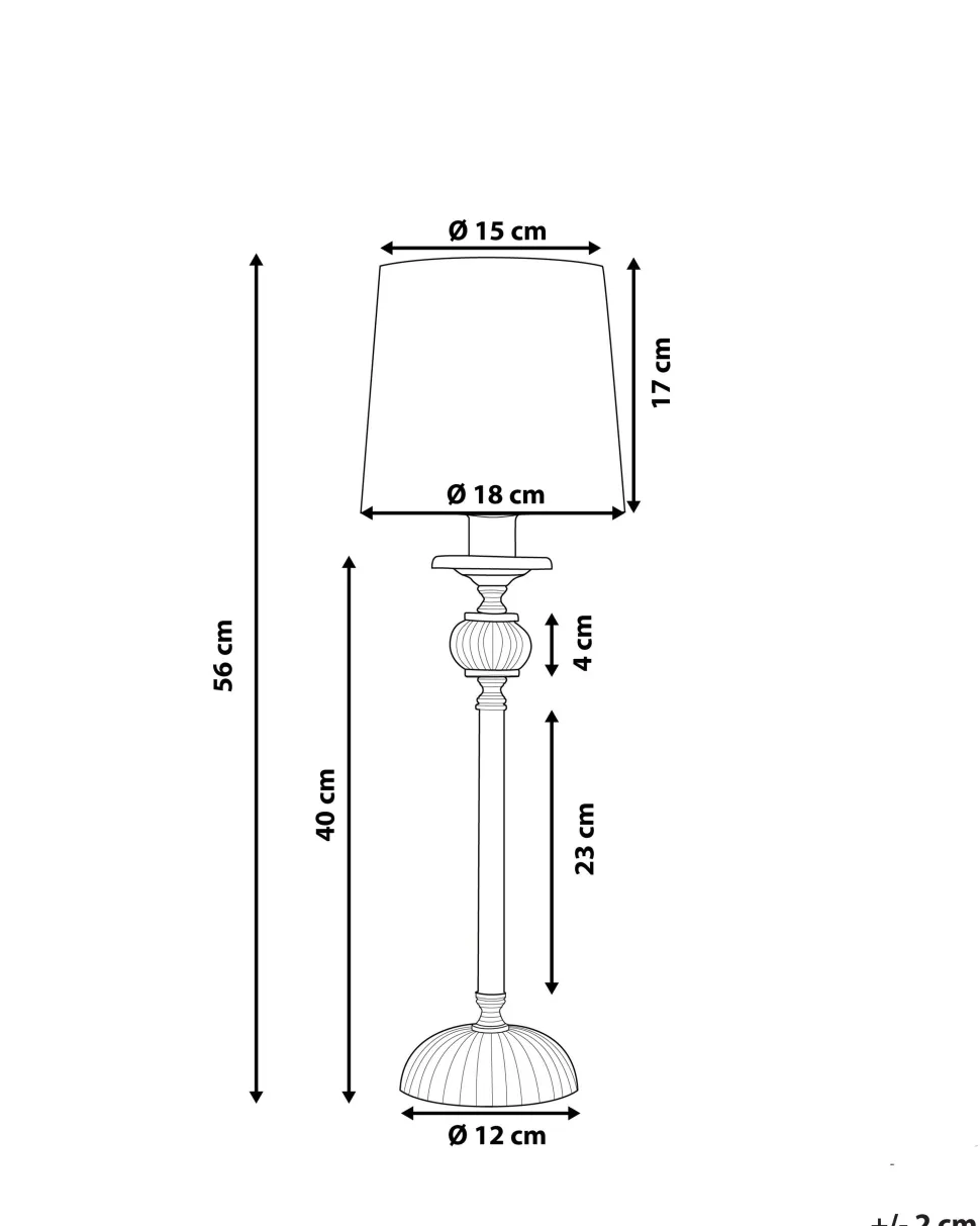 Candeeiro De Mesa Branco Kubena