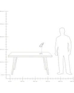 Candeeiro De Mesa Branco Tyria