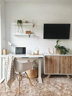 Candeeiro De Mesa Branco Tyria