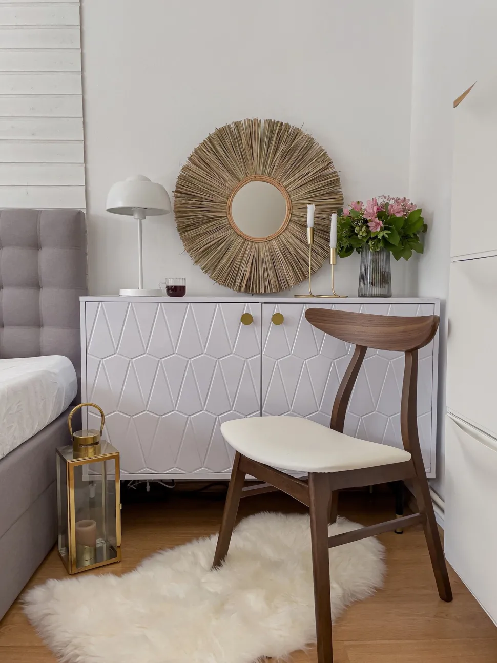 Candeeiro De Mesa Branco Senette