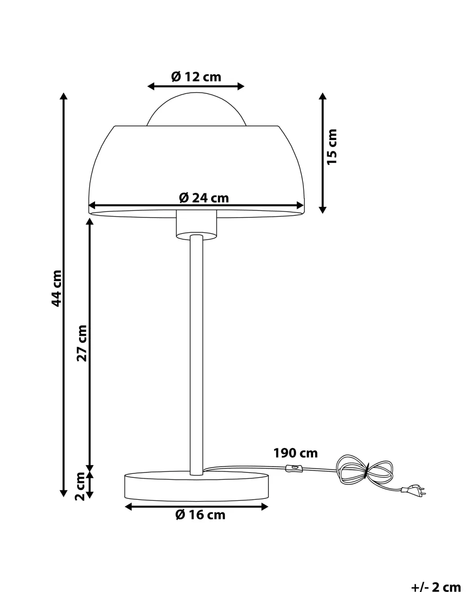 Candeeiro De Mesa Branco Senette