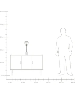 Candeeiro De Mesa Branco E Cor De Bronze 53 Cm Mooni Grande