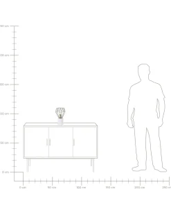 Candeeiro De Mesa Branco E Cor De Bronze 28 Cm Mooni Pequeno