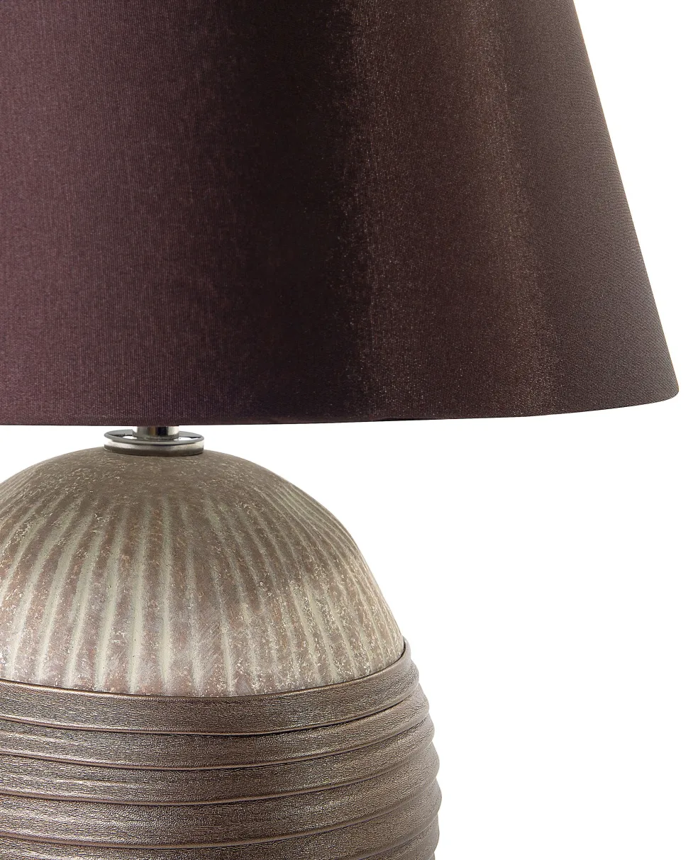 Candeeiro De Mesa Castanho Sado