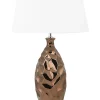 Candeeiro De Mesa Castanho Dourado Tori