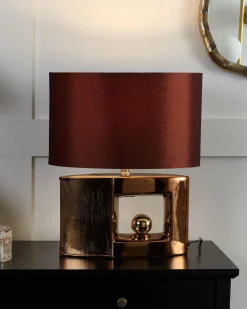 Candeeiro De Mesa Castanho Duero