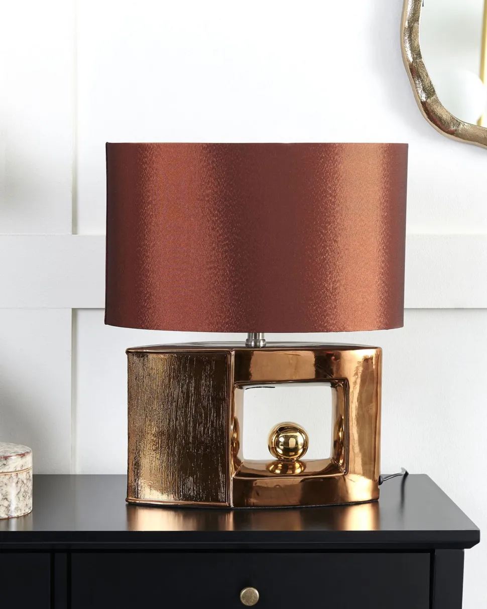 Candeeiro De Mesa Castanho Duero