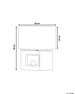 Candeeiro De Mesa Castanho Duero