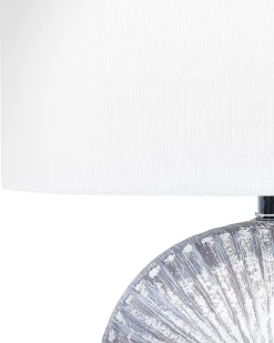 Candeeiro De Mesa Cinzento Com Abajur Em Forma De Tambor Yuna