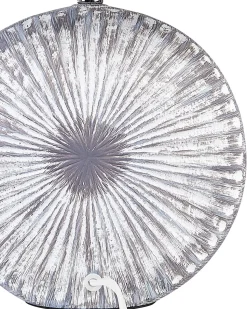 Candeeiro De Mesa Cinzento Com Abajur Em Forma De Cone Yuna