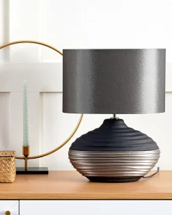 Candeeiro De Mesa Cinzento Lima