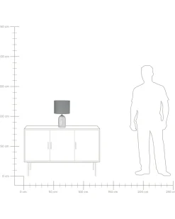 Candeeiro De Mesa Cinzento Devoll