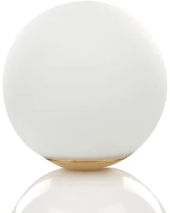 Candeeiro De Mesa Com Efeito De Marmore Branco 21 Cm Kiwi