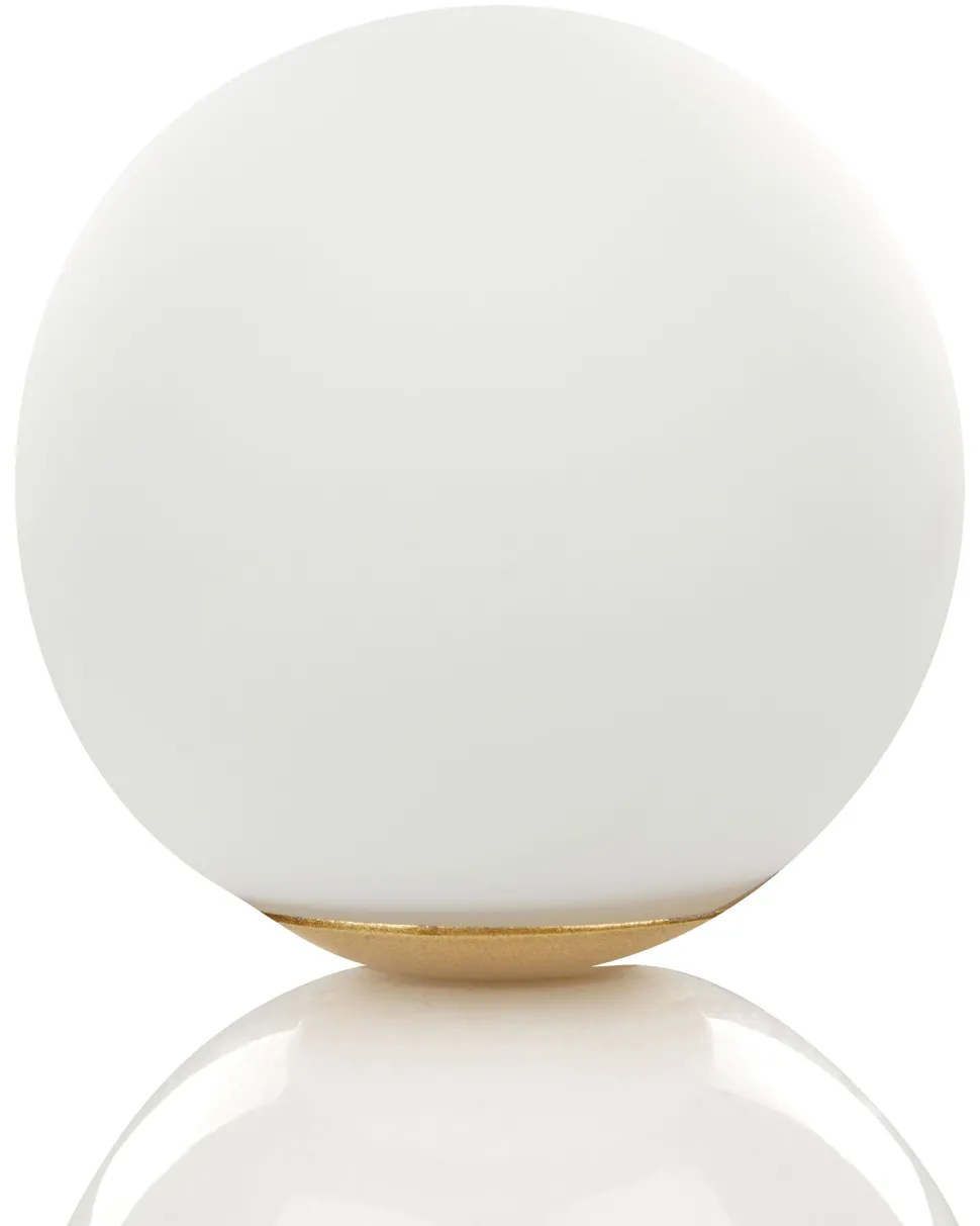 Candeeiro De Mesa Com Efeito De Marmore Branco 21 Cm Kiwi