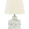 Candeeiro De Mesa Creme Rosanna