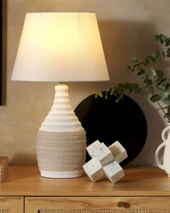 Candeeiro De Mesa Creme Tormes