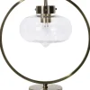 Candeeiro De Mesa Dourado E Preto 40 Cm Severn