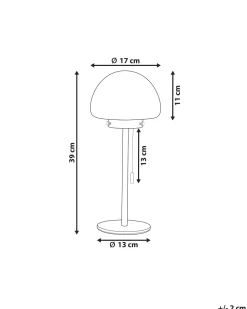 Candeeiro De Mesa Dourado 39 Cm Moruga