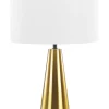 Candeeiro De Mesa Dourado Sandon