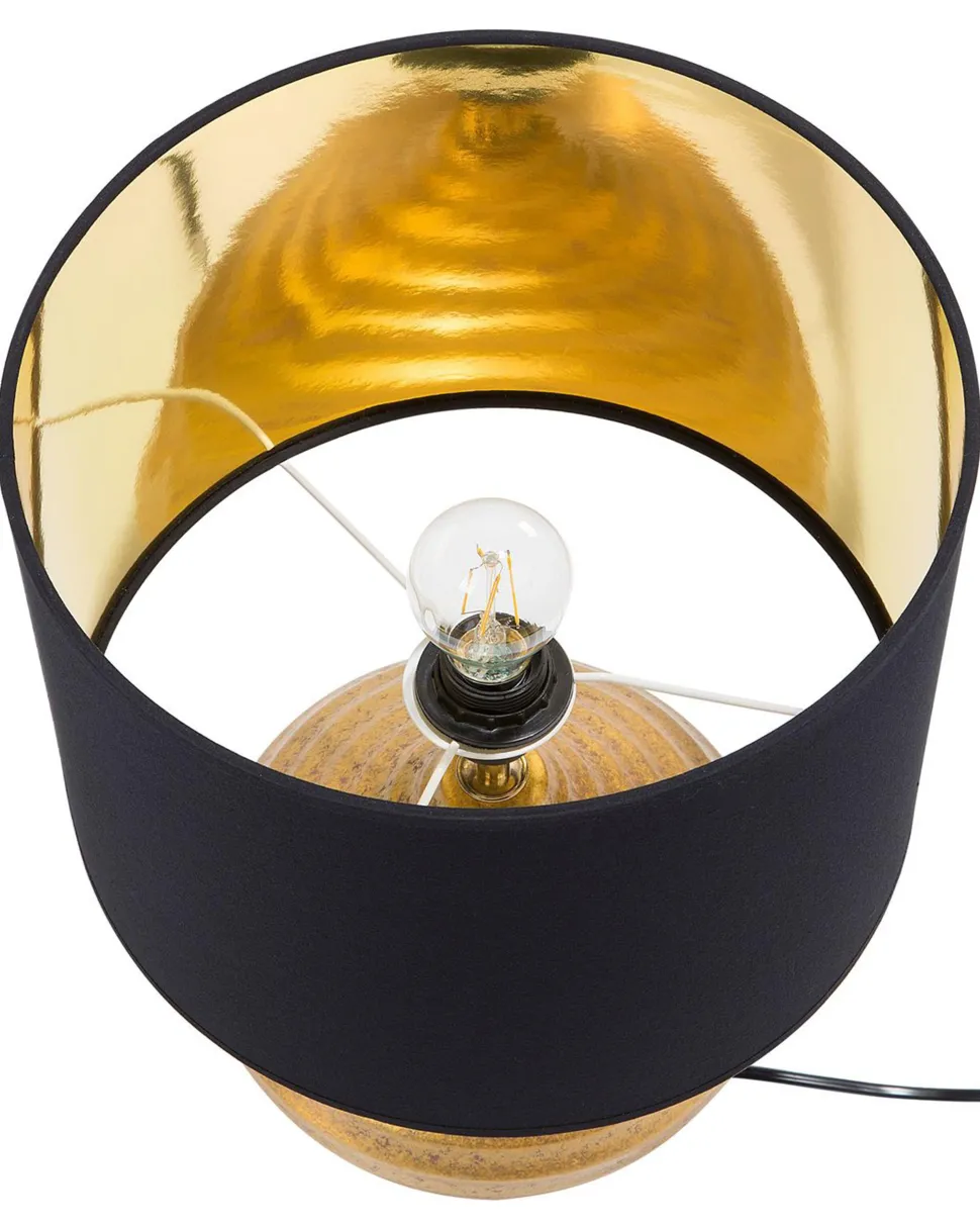 Candeeiro De Mesa Dourado 42 Cm Kuban