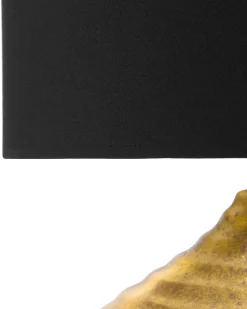 Candeeiro De Mesa Dourado 42 Cm Kuban