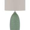 Candeeiro De Mesa Em Ceramica Verde 59 Cm Ohio