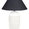 Candeeiro De Mesa Em Ceramica Creme Telire