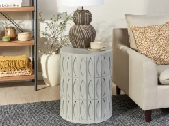 Candeeiro De Mesa Em Ceramica Preto E Creme 63 Cm Guapore