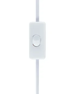 Candeeiro De Mesa Em Ceramica Creme E Branco 47 Cm Mareb