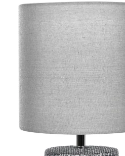 Candeeiro De Mesa Em Ceramica Cinzenta 43 Cm Ider