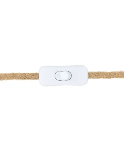 Candeeiro De Mesa Em Ceramica Branca 46 Cm Jubones