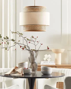 Candeeiro De Mesa Em Ceramica Branco Venta