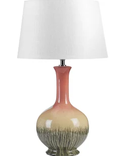 Candeeiro De Mesa Em Ceramica Multicolor Nizao