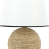 Candeeiro De Mesa Em Corda De Palha 46 Cm Growee
