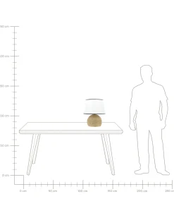 Candeeiro De Mesa Em Corda De Palha 46 Cm Growee