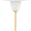 Candeeiro De Mesa Em Madeira Branca 39 Cm Moppy