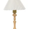 Candeeiro De Mesa Em Madeira Clara 39 Cm Cooks