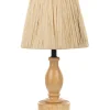 Candeeiro De Mesa Em Madeira Clara 41 Cm Morona