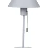 Candeeiro De Mesa Em Metal Cinzento Claro 37 Cm Caparo