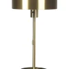 Candeeiro De Mesa Em Metal Dourado Com Entrada Usb 47 Cm Aripo