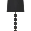 Candeeiro De Mesa Em Metal Preto E Dourado Assonet