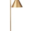 Candeeiro De Mesa Em Metal Dourado 65 Cm Mocal